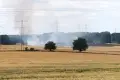 Pożar ścierniska w Rakowicach