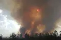 Ogromny pożar na poligonie. Gasili go strażacy z 1/3 województwa