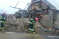 Обвалення будівлі в Patoka. Зруйнувалася пошкоджена вогнем споруда