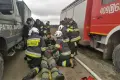 Pożar w Borach Dolnośląskich i ranny saper