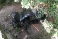 Wrak straszy pod mostem w Kliczkowie