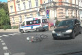 Potrącenie rowerzysty przy Komuny Paryskiej. 62-latek w szpitalu