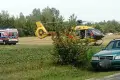 Mężczyzna spadł ze skarpy na budowie