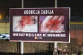 Nieprzyzwoity baner o aborcji wywieszono w Bolesławcu