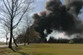 Wielki pożar koło Gryfowa. Dym widać z okolicznych miejscowości
