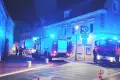 Nocna akcja straży przy Kościuszki w Nowogrodźcu