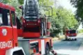Strażacy z Nowogrodźca i Ocic na akcji w Bolesławcu