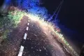Nocna akcja straży pożarnej między Szczytnicą a Wilczym Lasem