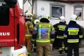 Pożar w budynku na Osiedlu Kwiatowym w Bolesławcu