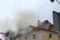 Pożar domu w sąsiednim powiecie. Strażacy z Nowogrodźca w akcji