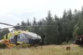 Wypadek w Górach Sokolich: 35-latek spadł z dużej wysokości. Lądował śmigłowiec LPR-u