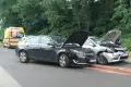 Zderzenie dwóch aut na skrzyżowaniu Góralskiej z Brzozową