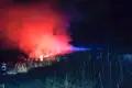 Nocny pożar hali w Gierałtowie