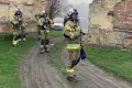 Pożar w budynku mieszkalnym w Szczytnicy