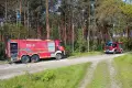 Płonął las w okolicach Wierzbowej