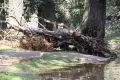 Bulwar nad Bobrem po powodzi. Bóbr wraca do swojego koryta