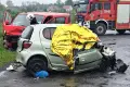 Жінка врізалася в автобус, який перевозив дітей з інвалідністю. Вона загинула на місці, п’ятеро поранених потрапили до лікарні