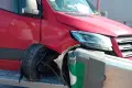 Kolizja na A4. Kierowca busa w ostatniej chwili przypomniał sobie o zjeździe