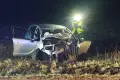 Opel z impetem uderzył w drzewo! Dwie osoby ranne, 63-letni kierowca reanimowany na miejscu