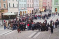 Na rynku w Bolesławcu zgromadzenie