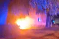 He threatened to set a car on fire, and shortly afterward a Toyota went up in flames. 41-year-old arrested