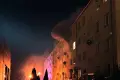Tragic apartment fire. One person dead