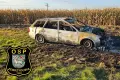 Pożar samochodu w Wykrotach. Interweniowali strażacy