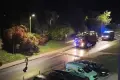Fire Service Operation at Night on Lubańska Street