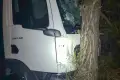 Three-vehicle collision on the A18. Truck hit a tree, perpetrator fined PLN 5,000