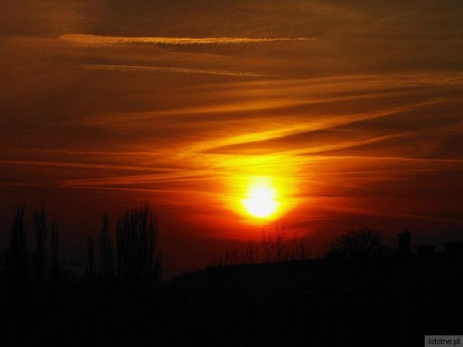 Zachód słońca w Bolesławcu