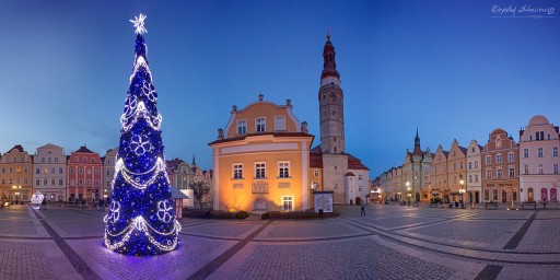 Rynek w Bolesławcu - w grudniu po po... południu :)