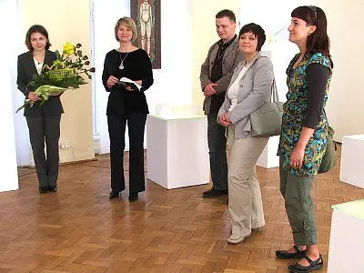 Wrocławsy artyści i dyrektor Muzeum Ceramiki