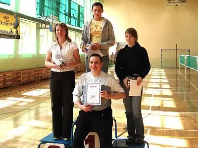 Zawodniczki na podium