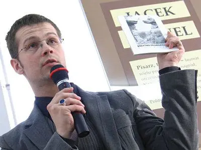 Jacek Dehnel prezentował wiersze z tomiku Brzytwa Okamgnienia