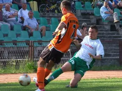 Łukasz Rudyk podczas wślizgu