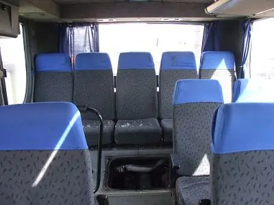Wnętrze autobusu