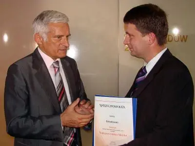 Jerzy Buzek i Tomasz Gabrysiak