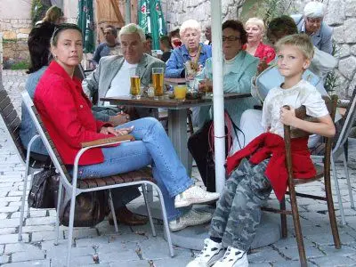 Uczestnicy spotkania wyborczego
