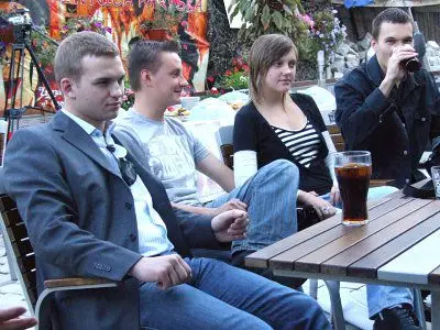 Uczestnicy spotkania wyborczego