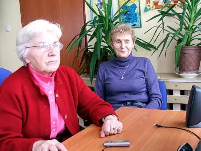 Na pierwszym planie: Zofia Dziura
