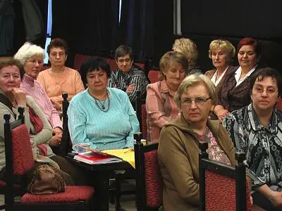 Emerytowane nauczycielki na spotkaniu