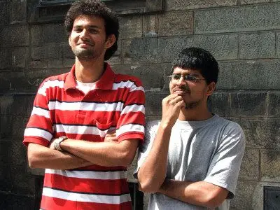Aniket Rao (po lewej) i Denver Fernandes gościli w Bolesławcu pięć dni