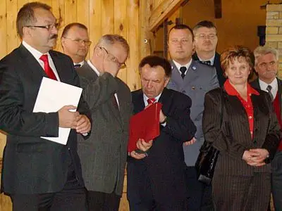 Cezary Przybylski, Karol Stasik, Stanisław Chwojnicki i Ewa Potyszka