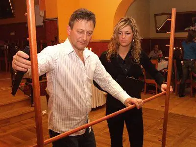 Imprezę andrzejkową prowadzili Ryszard Rojek i Dorota Rudalewicz