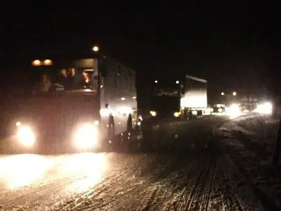Na drodze z Bolesławca do Zielonej Góry utworzył się kilkukilometorowy korek