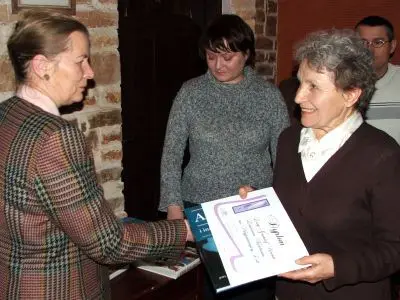 Pani Zofia odebrała nagrodę w imieniu córki, Lucy Greenleaf Norvich
