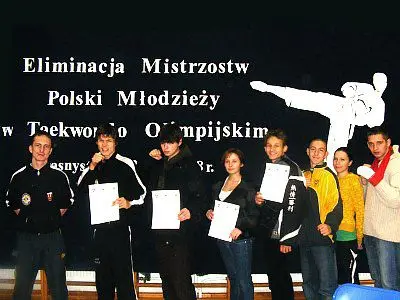 Zawodnicy UKS Ilyo Bolesławiec i AZS AWF Wrocław