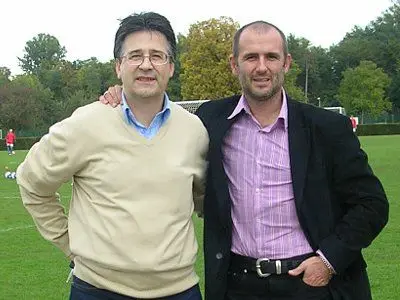 Wojtek Zimerman i Michał Probierz
