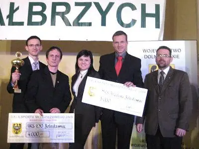 Maciej Małkowski, Mariusz Sulma, Justyna Serafińska, Bartosz Gruman i Jacek Dudyński
