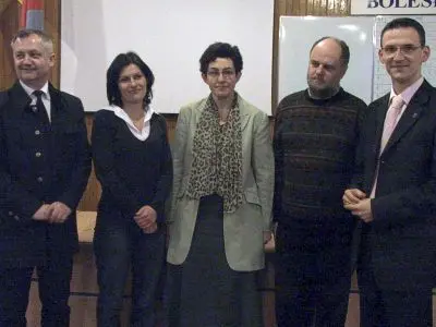 Od lewej: Dariusz Kwaśniewski, Justyna Goroch, Anna Guzik, Robert Rosiński i Maciej Małkowski